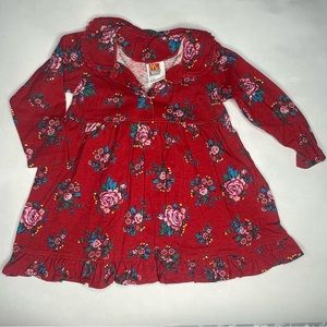girls vintage Mckids pink floral dress size‎ 4T